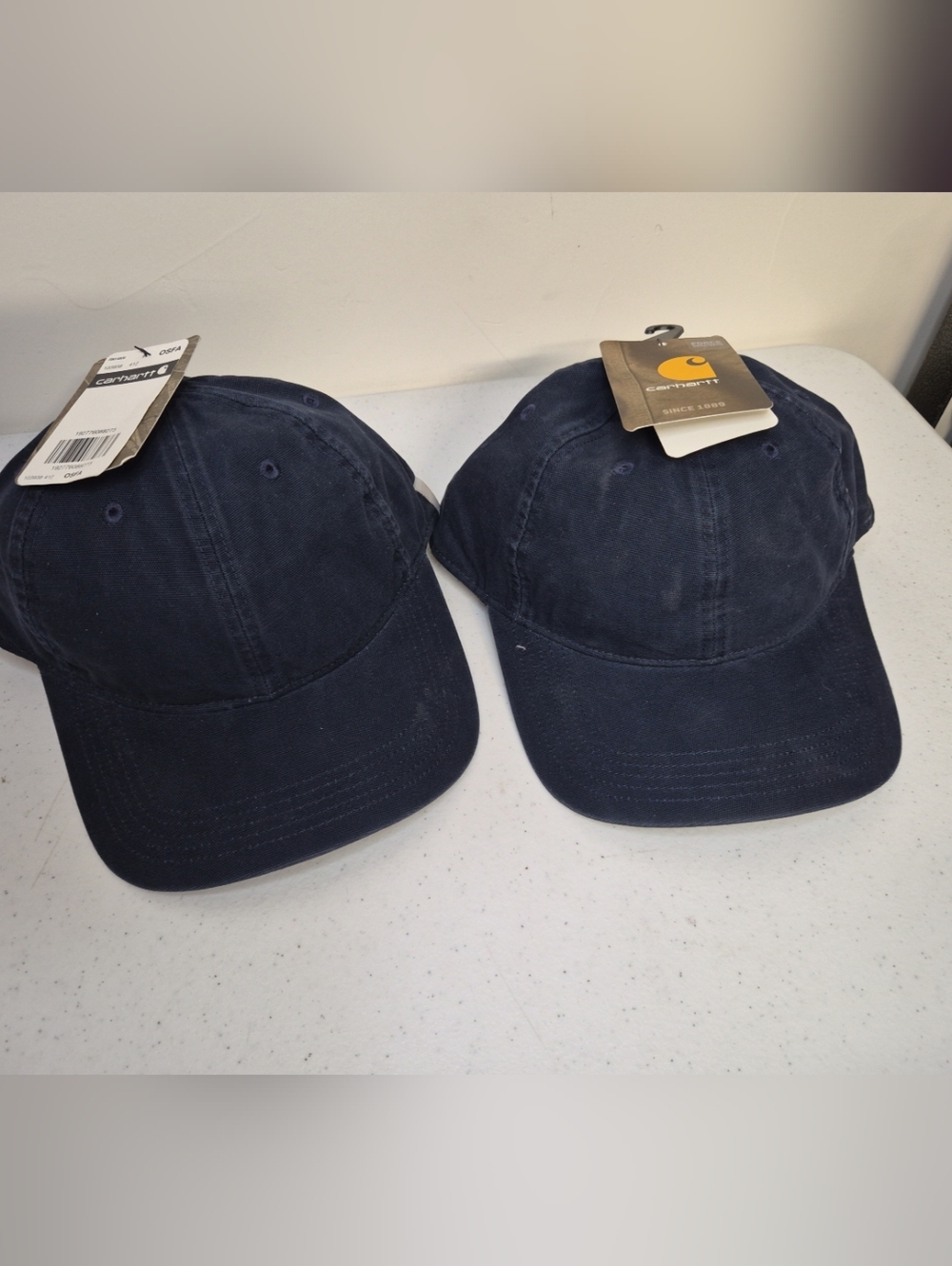 Carhartt Navy Cotton Twill Cap - Adjustable Strap